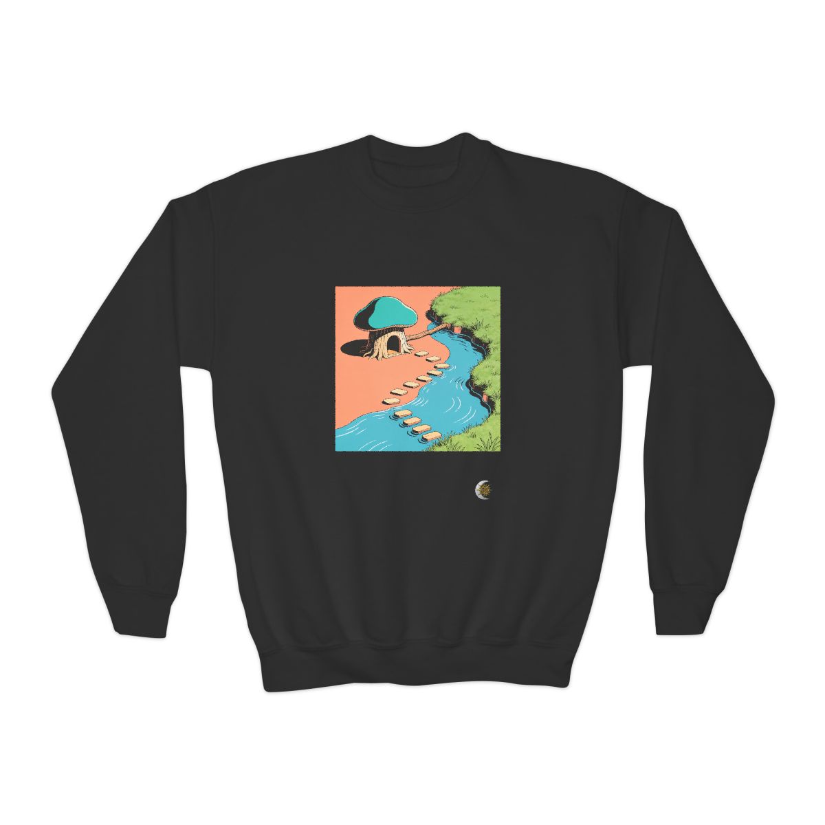 HD Original Art 393 Youth Crewneck Sweatshirt