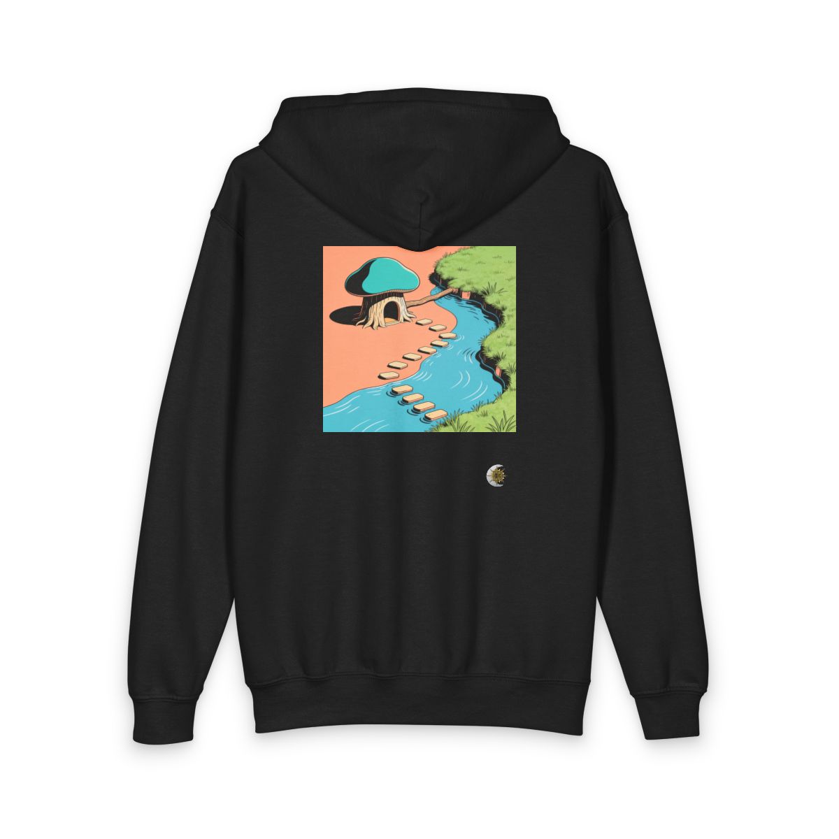 HD Original Art 393 Youth Heavy Blend Zipped Hoodie