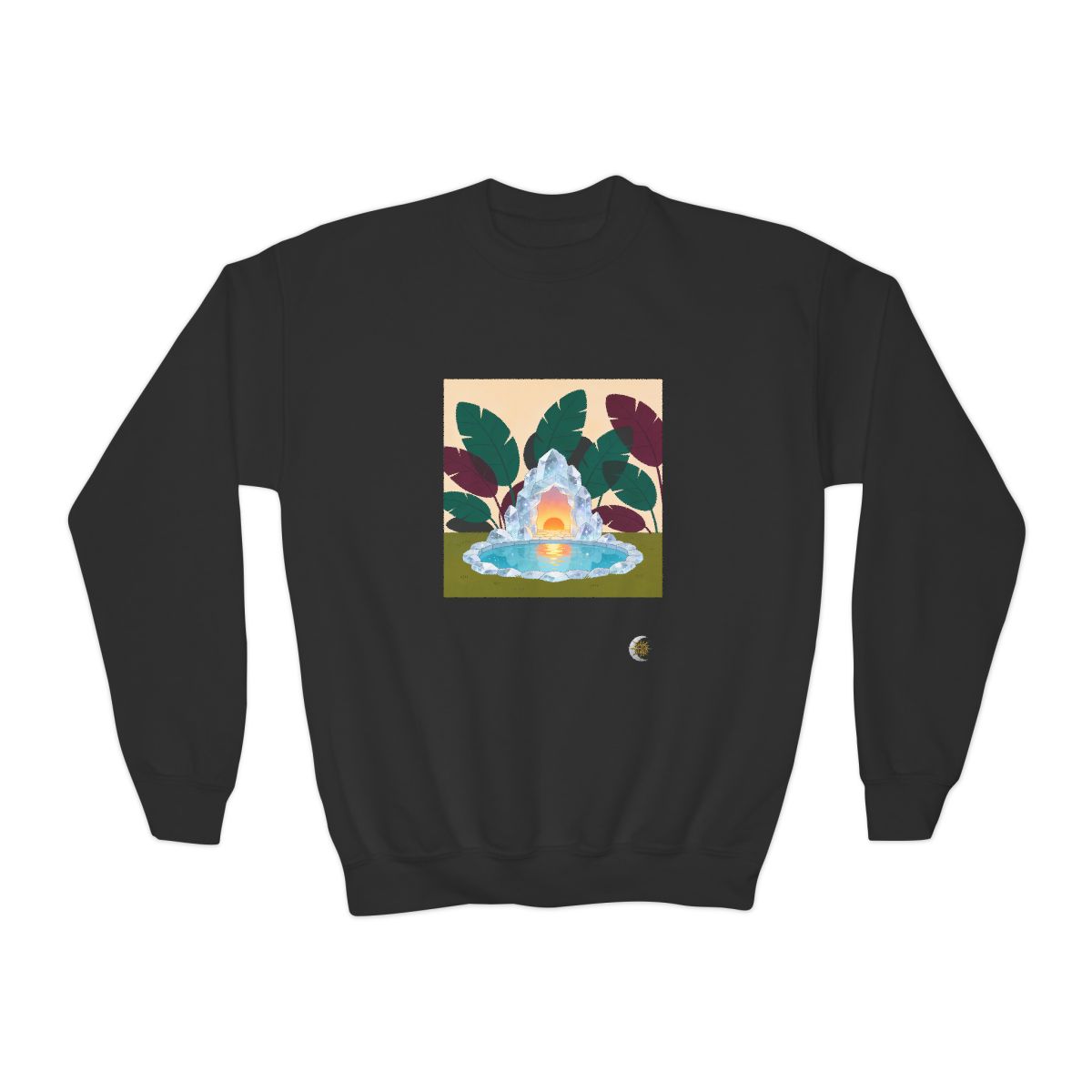 HD Original Art 1077 Youth Crewneck Sweatshirt