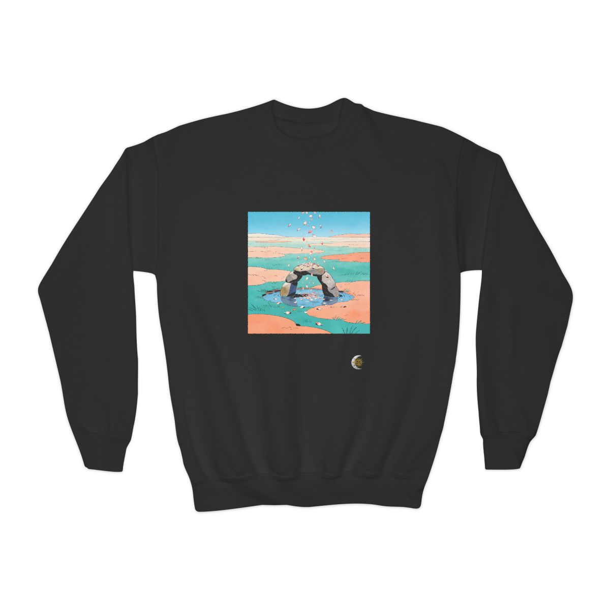 HD Original Art 1278 Youth Crewneck Sweatshirt