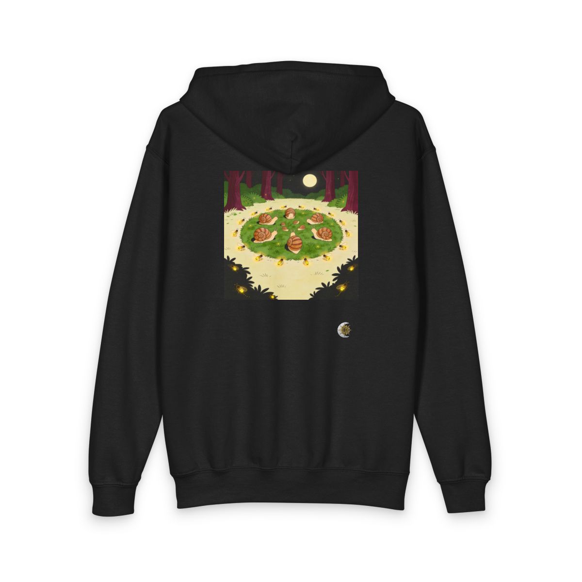 HD Firefly Snail Circle Original Art 219 Youth Heavy Blend Zipped Hoodie