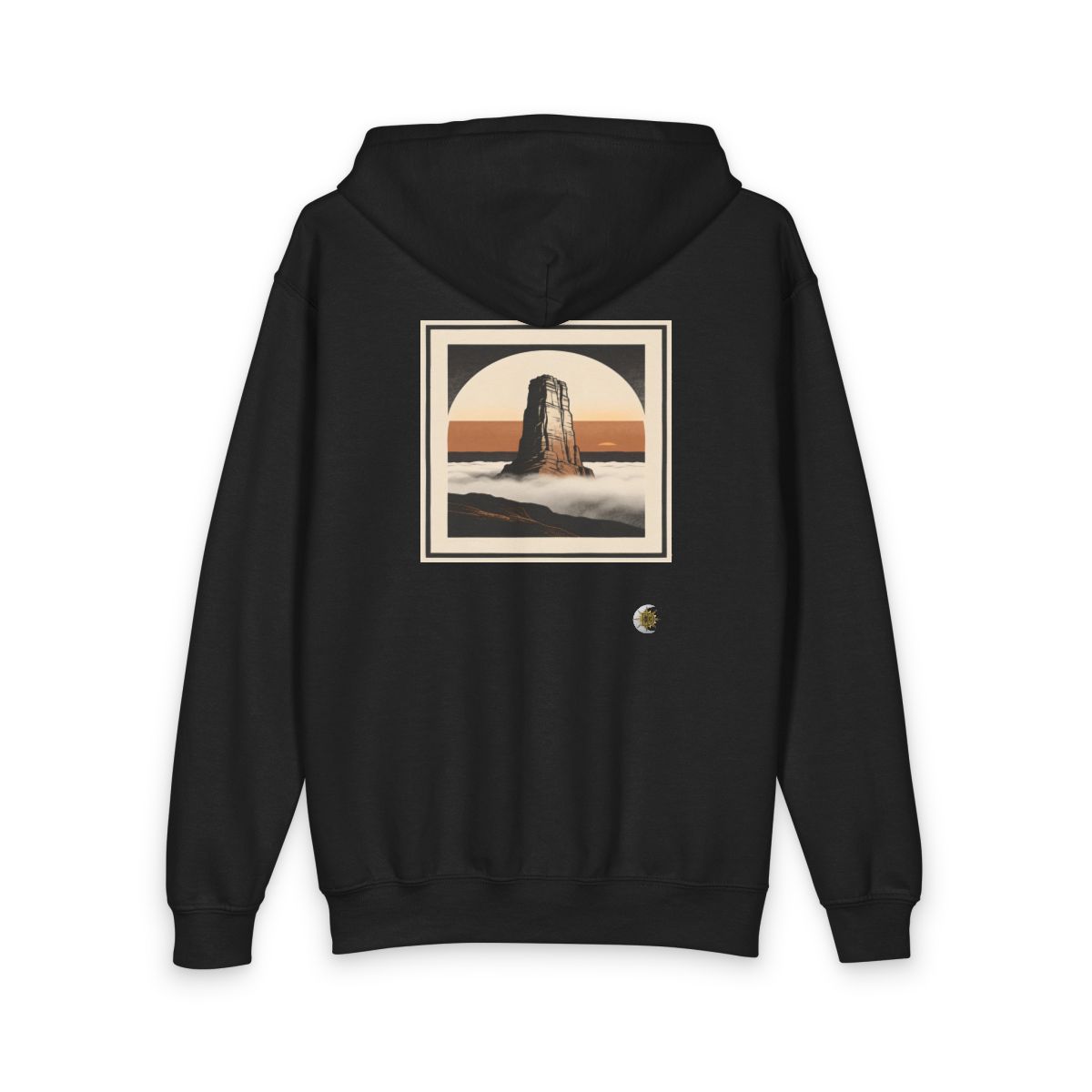 HD Mesa Above Clouds Original Art 224 Youth Heavy Blend Zipped Hoodie
