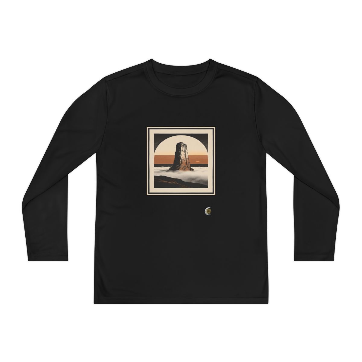 HD Mesa Above Clouds Original Art 224 Youth Long Sleeve Competitor Tee