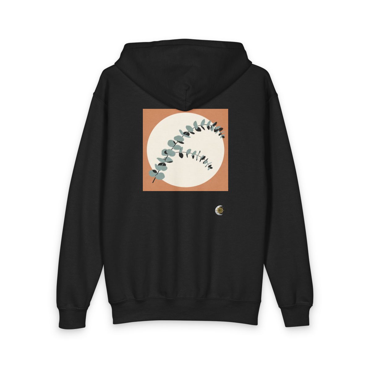 HD Eucalyptus Moon Original Art 230 Youth Heavy Blend Zipped Hoodie