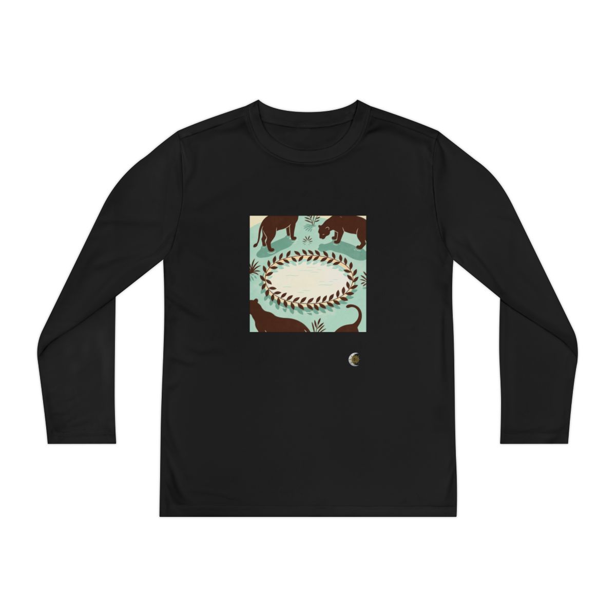 HD Panther Pond Original Art 232 Youth Long Sleeve Competitor Tee