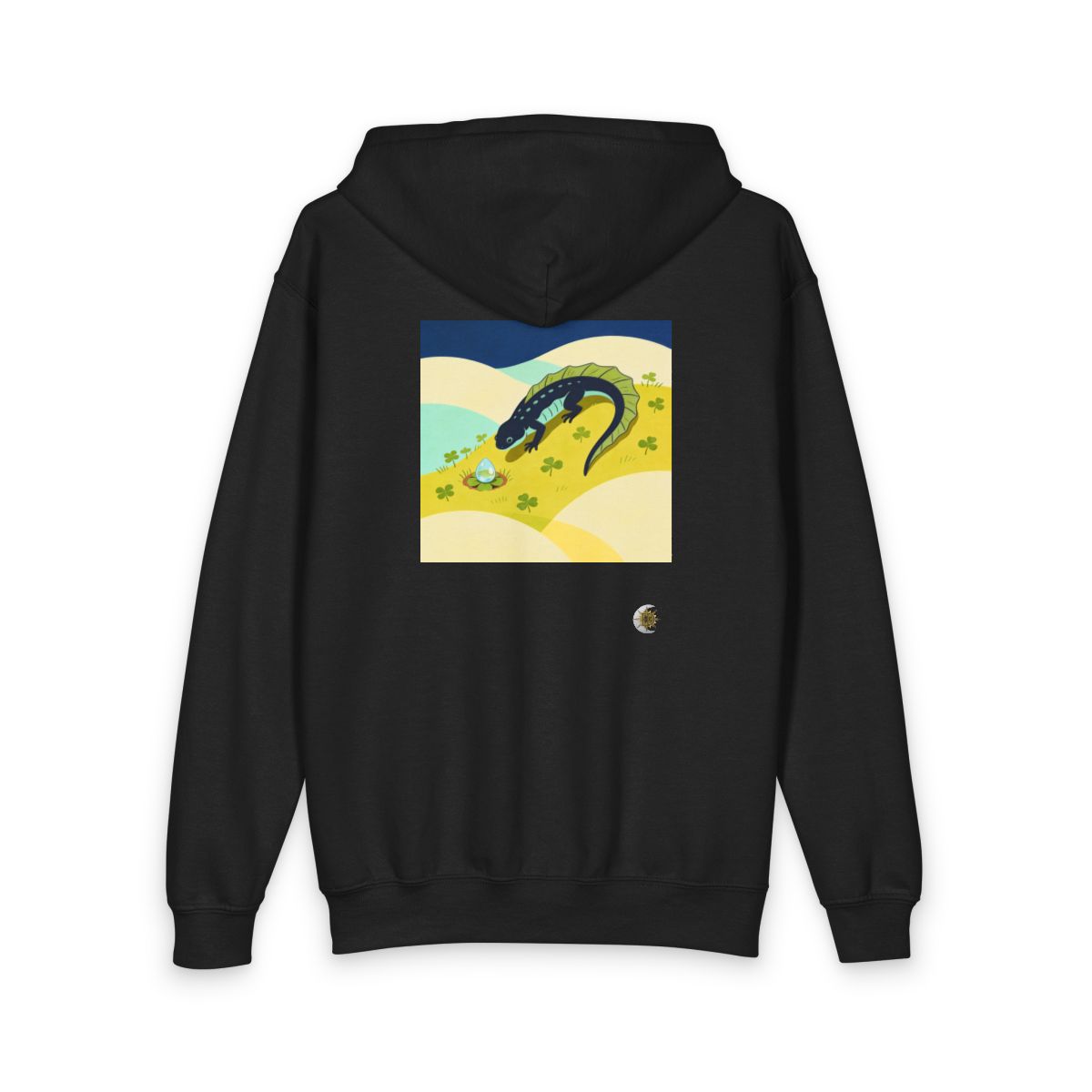 HD Meadow Newt Original Art 235 Youth Heavy Blend Zipped Hoodie