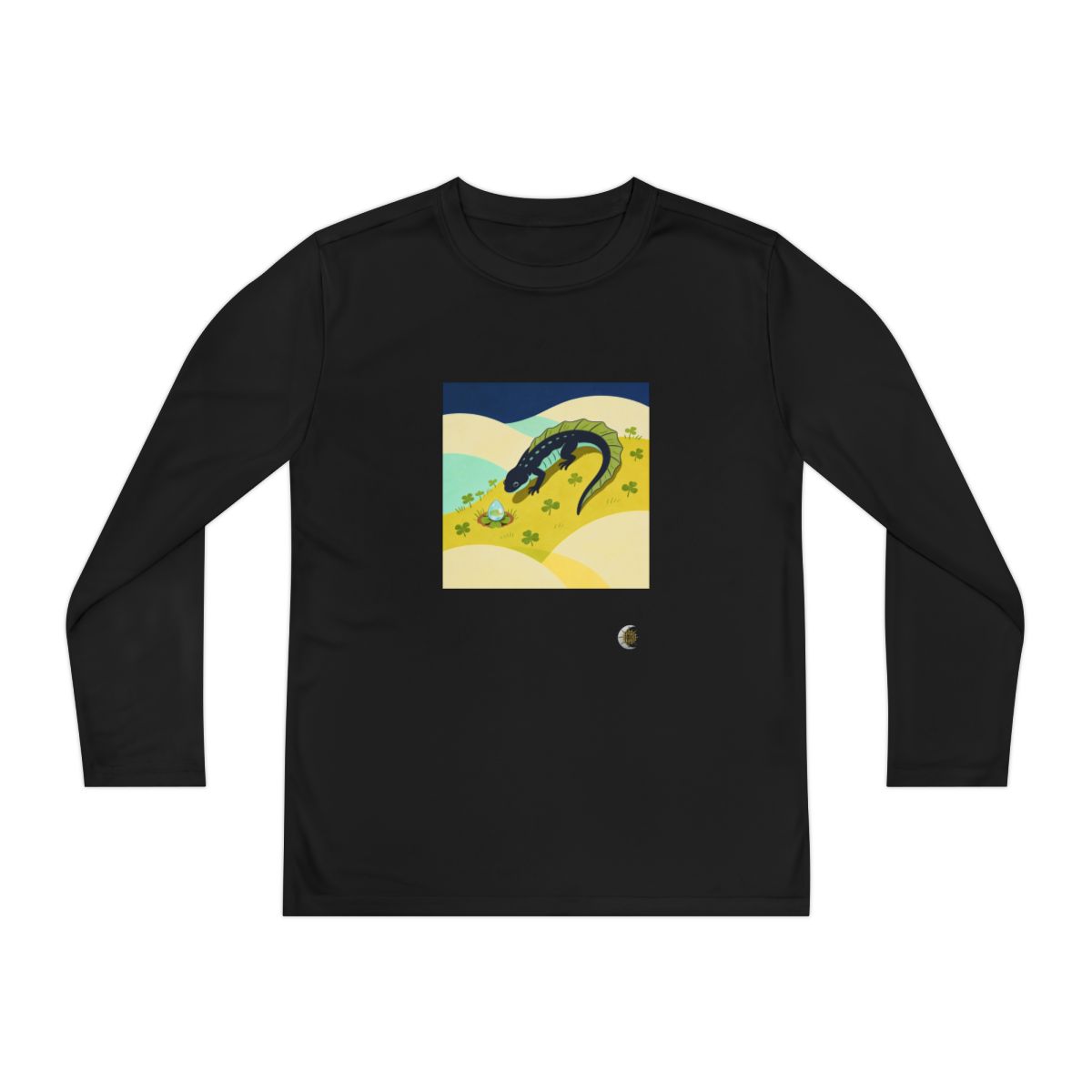 HD Meadow Newt Original Art 235 Youth Long Sleeve Competitor Tee