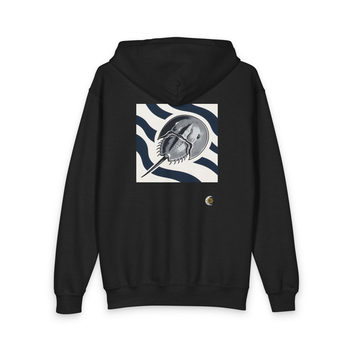 HD Tidepool Horseshoe Crab Original Art 241 Youth Heavy Blend Zipped Hoodie