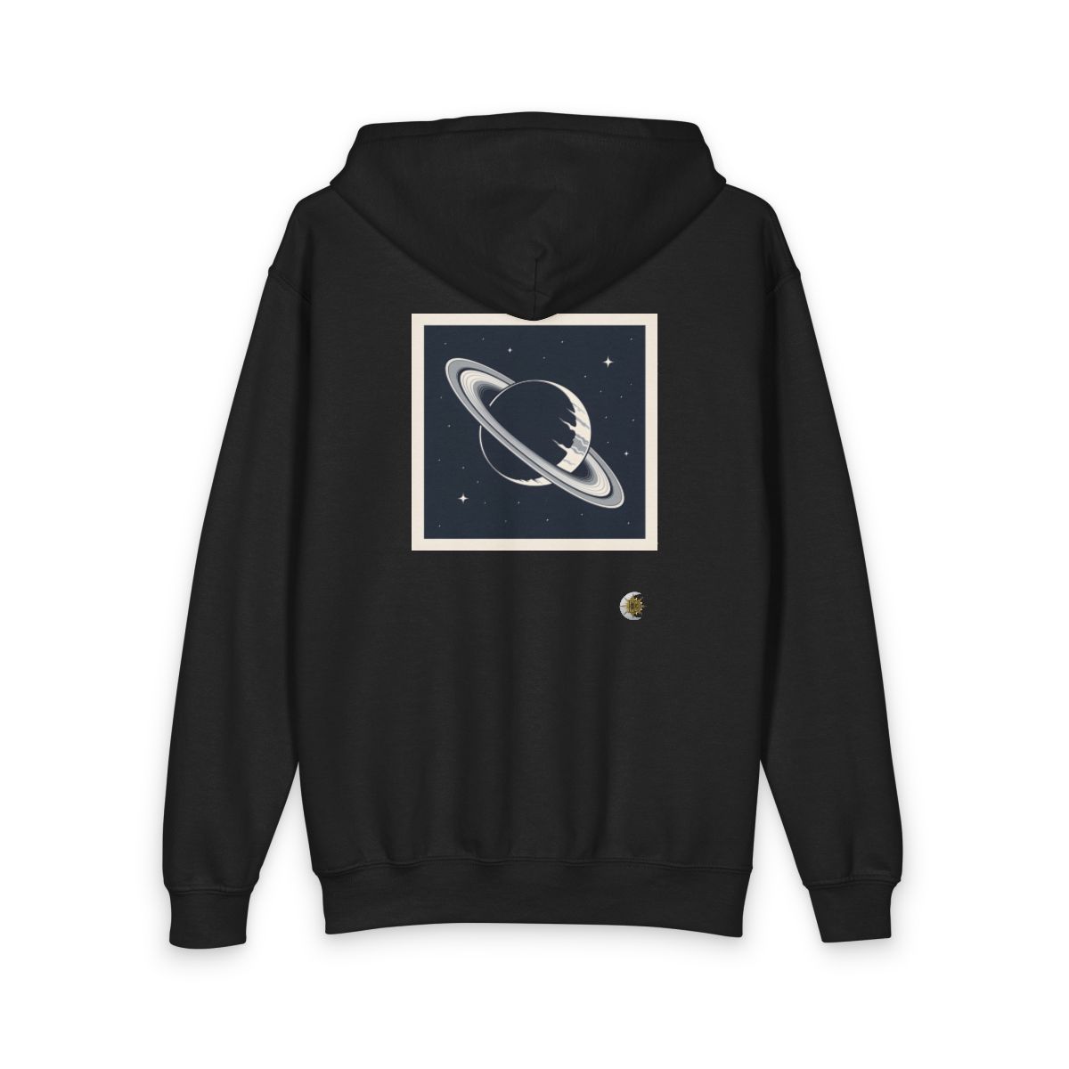 HD Ringed Planet Original Art 252 Youth Heavy Blend Zipped Hoodie