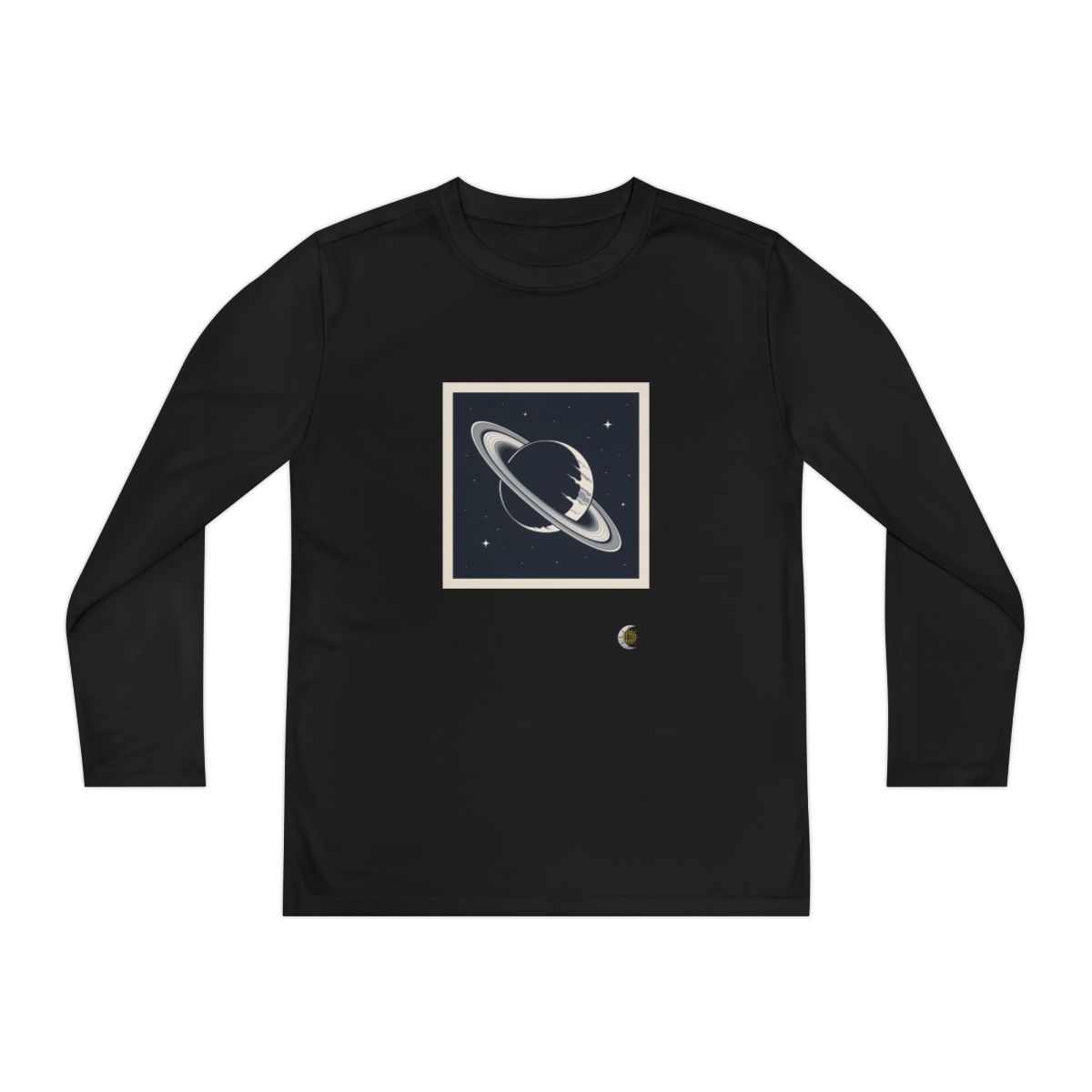 HD Ringed Planet Original Art 252 Youth Long Sleeve Competitor Tee