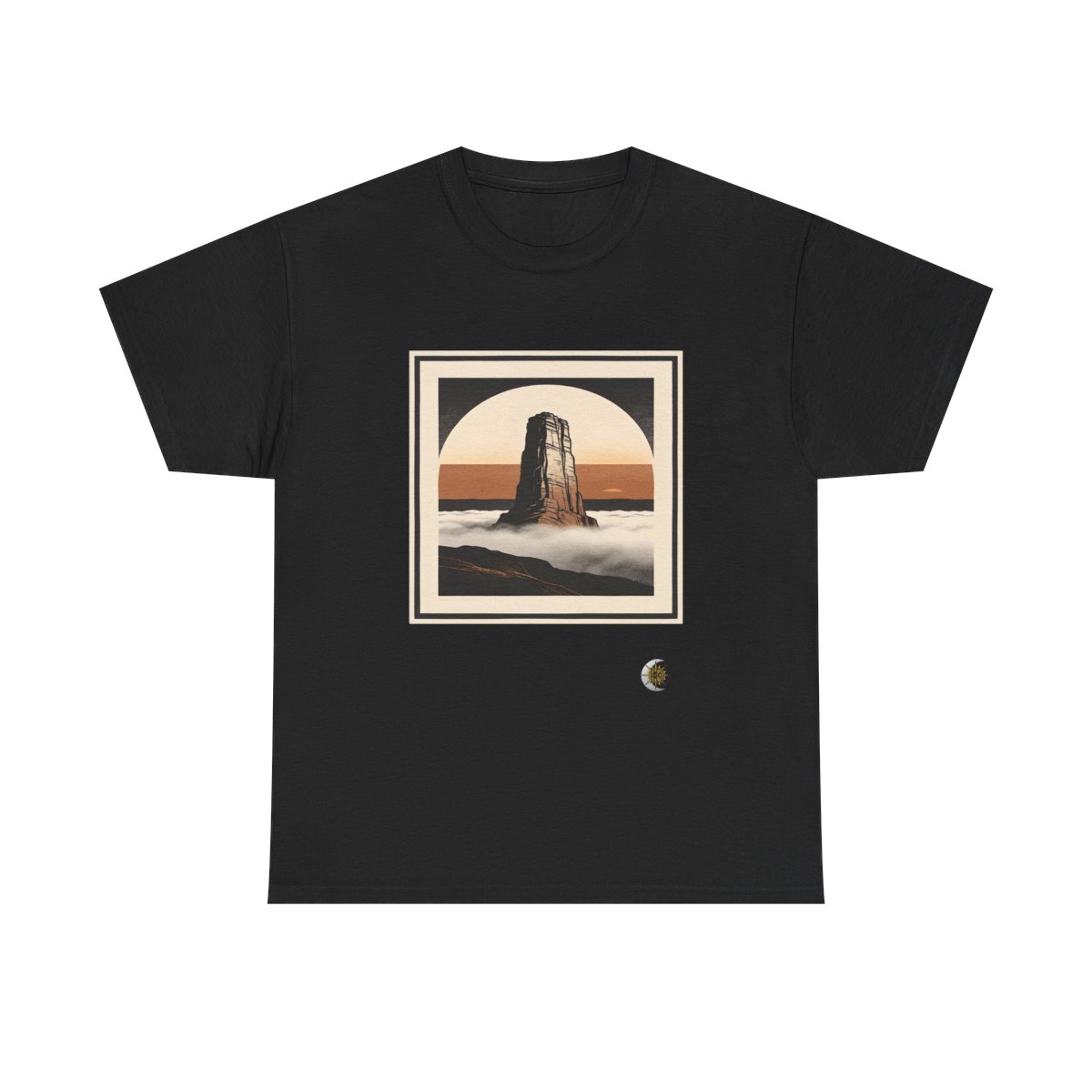 HD Mesa Above Clouds Original Art 224 Unisex Heavy Cotton Tee