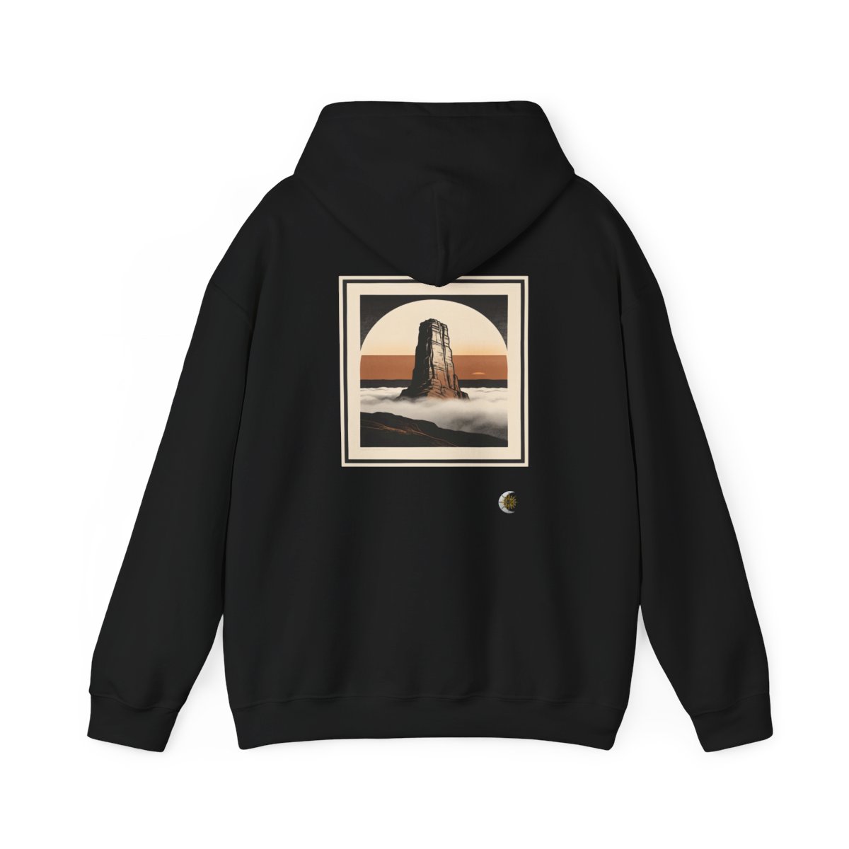 HD Mesa Above Clouds Original Art 224 Unisex Heavy Blend™ Hooded Sweatshirt