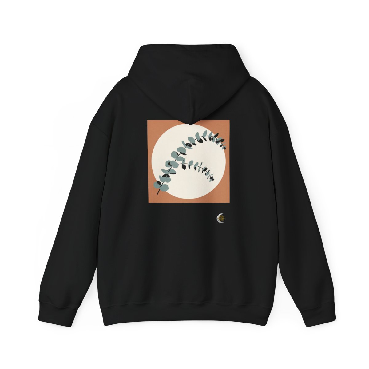 HD Eucalyptus Moon Original Art 230 Unisex Heavy Blend™ Hooded Sweatshirt