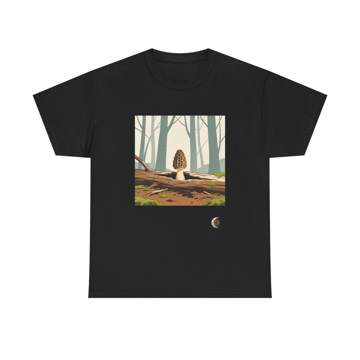 HD Morel Woodland Original Art 231 Unisex Heavy Cotton Tee