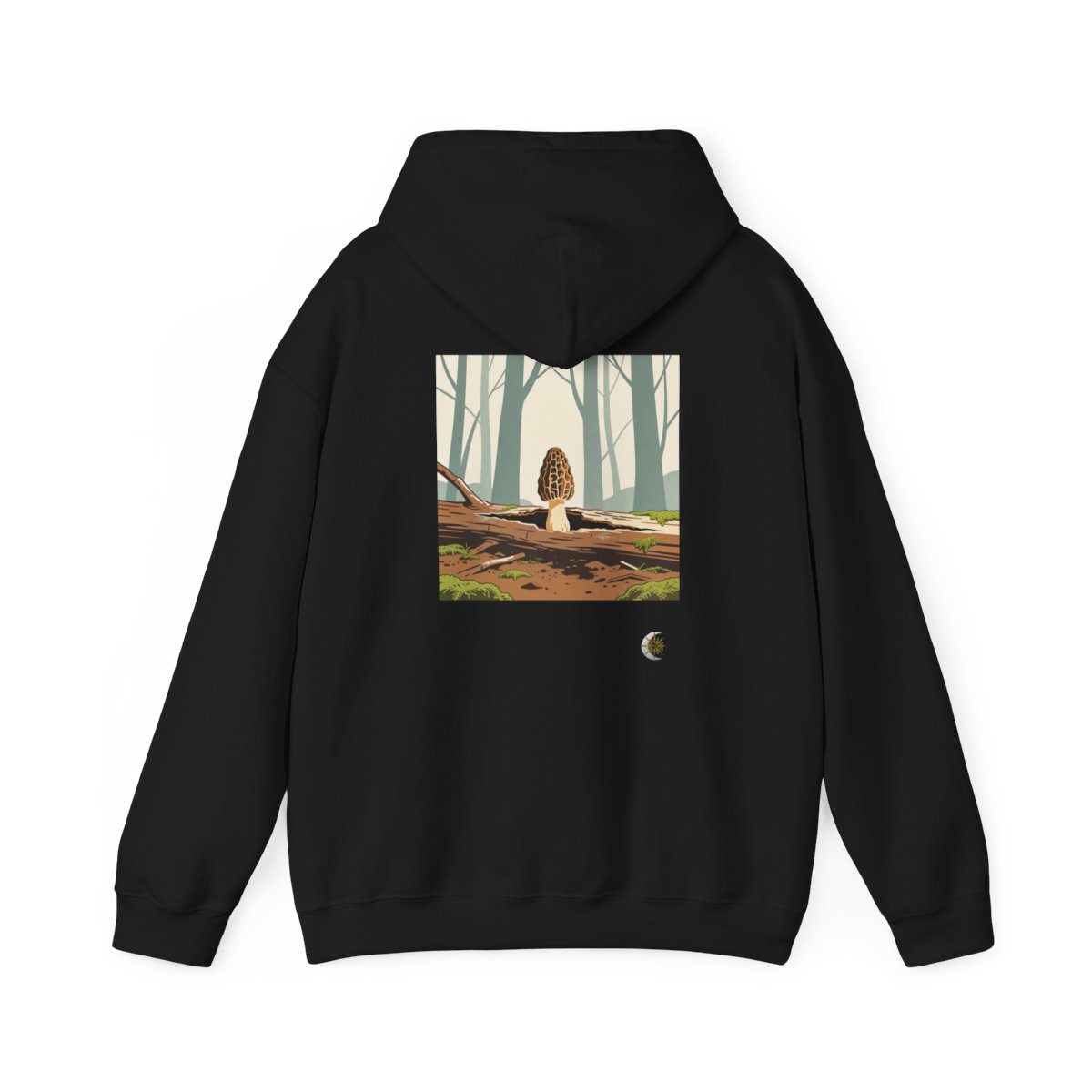 HD Morel Woodland Original Art 231 Unisex Heavy Blend™ Hooded Sweatshirt