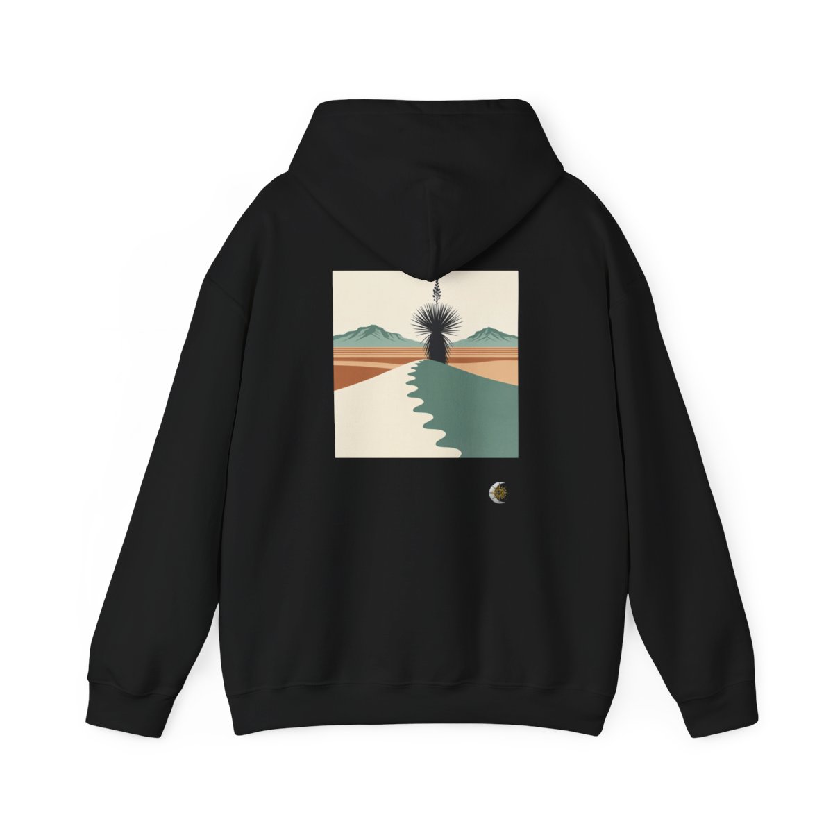 HD Yucca Desert Path Original Art 233 Unisex Heavy Blend™ Hooded Sweatshirt