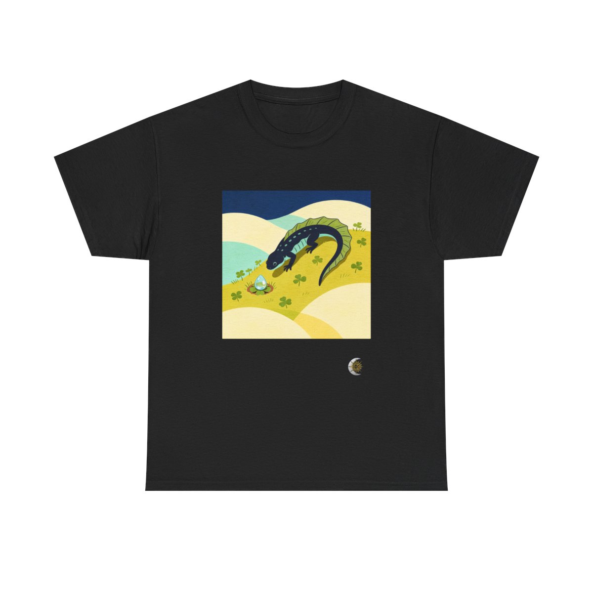 HD Meadow Newt Original Art 235 Unisex Heavy Cotton Tee