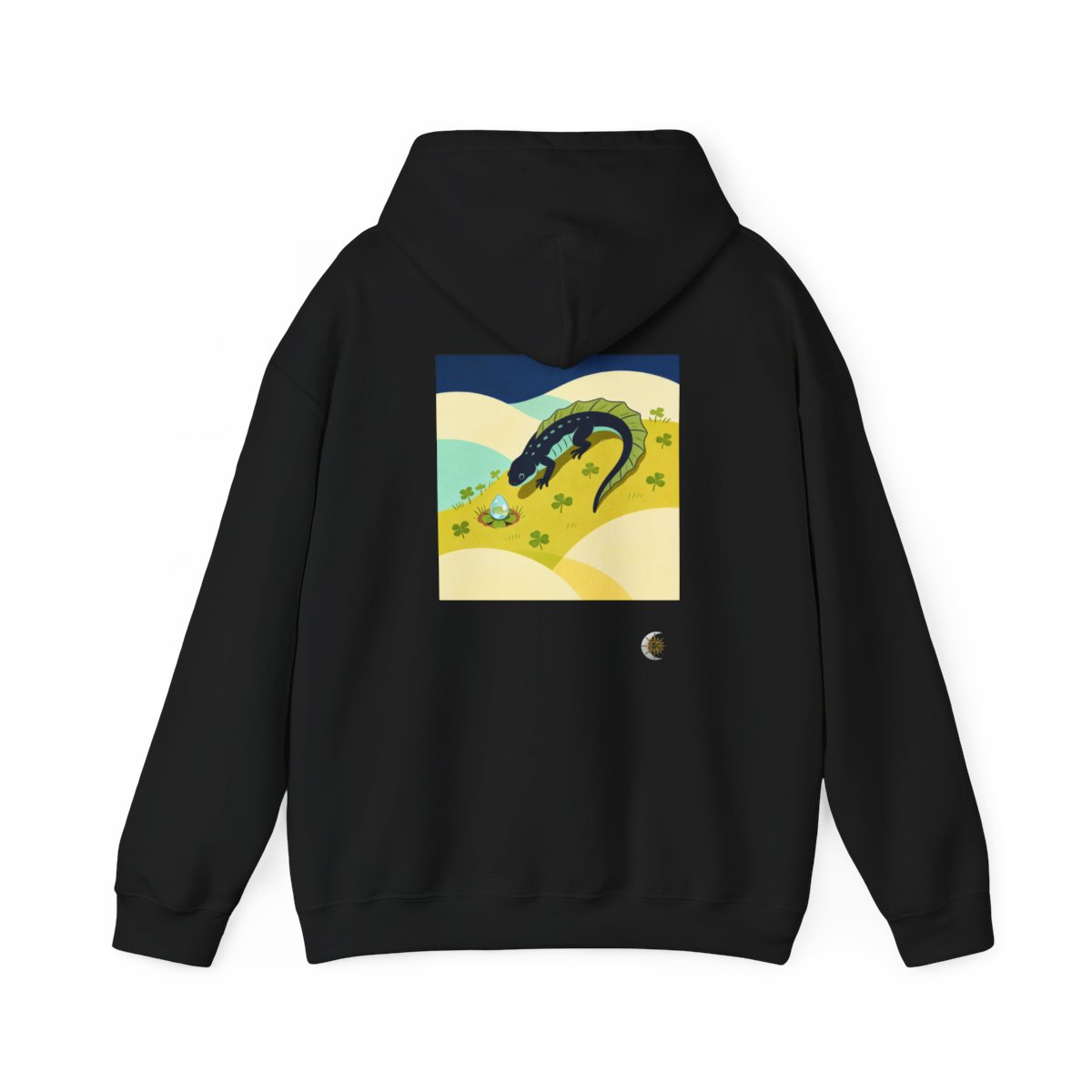 HD Meadow Newt Original Art 235 Unisex Heavy Blend™ Hooded Sweatshirt