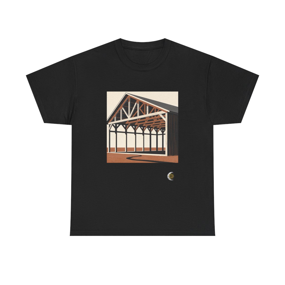 HD Prairie Barn Original Art 236 Unisex Heavy Cotton Tee