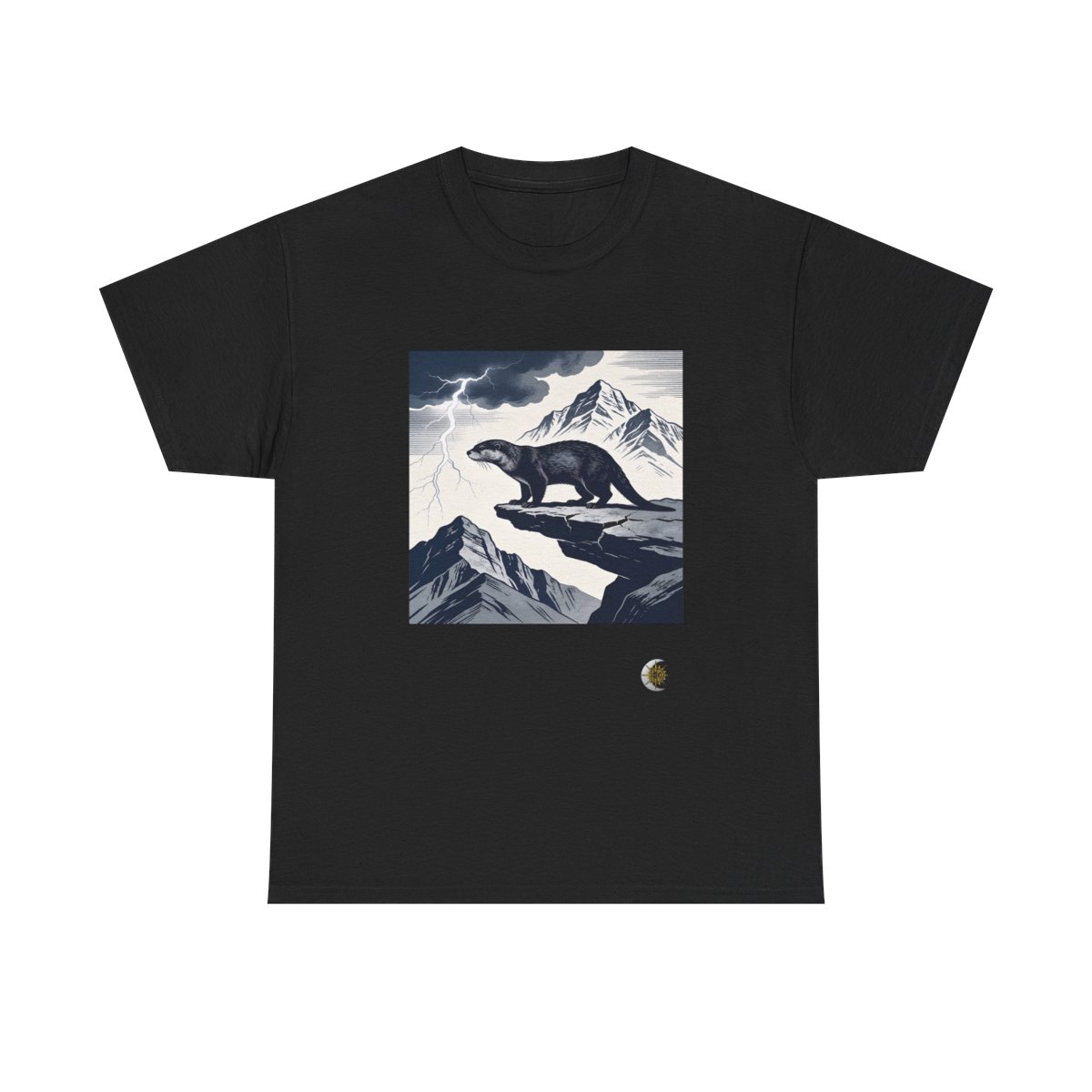 HD Alpine Otter Original Art 239 Unisex Heavy Cotton Tee