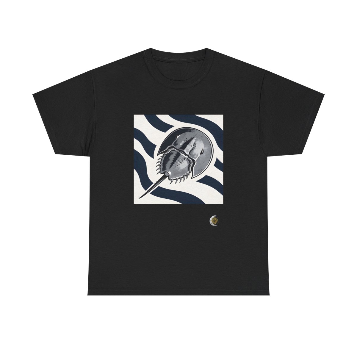 HD Tidepool Horseshoe Crab Original Art 241 Unisex Heavy Cotton Tee
