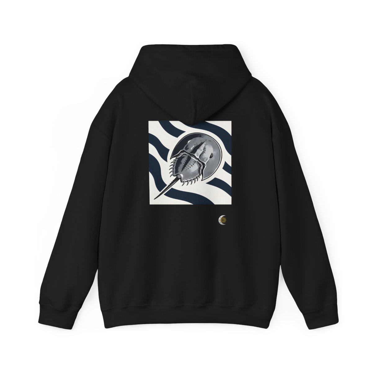 HD Tidepool Horseshoe Crab Original Art 241 Unisex Heavy Blend™ Hooded Sweatshirt