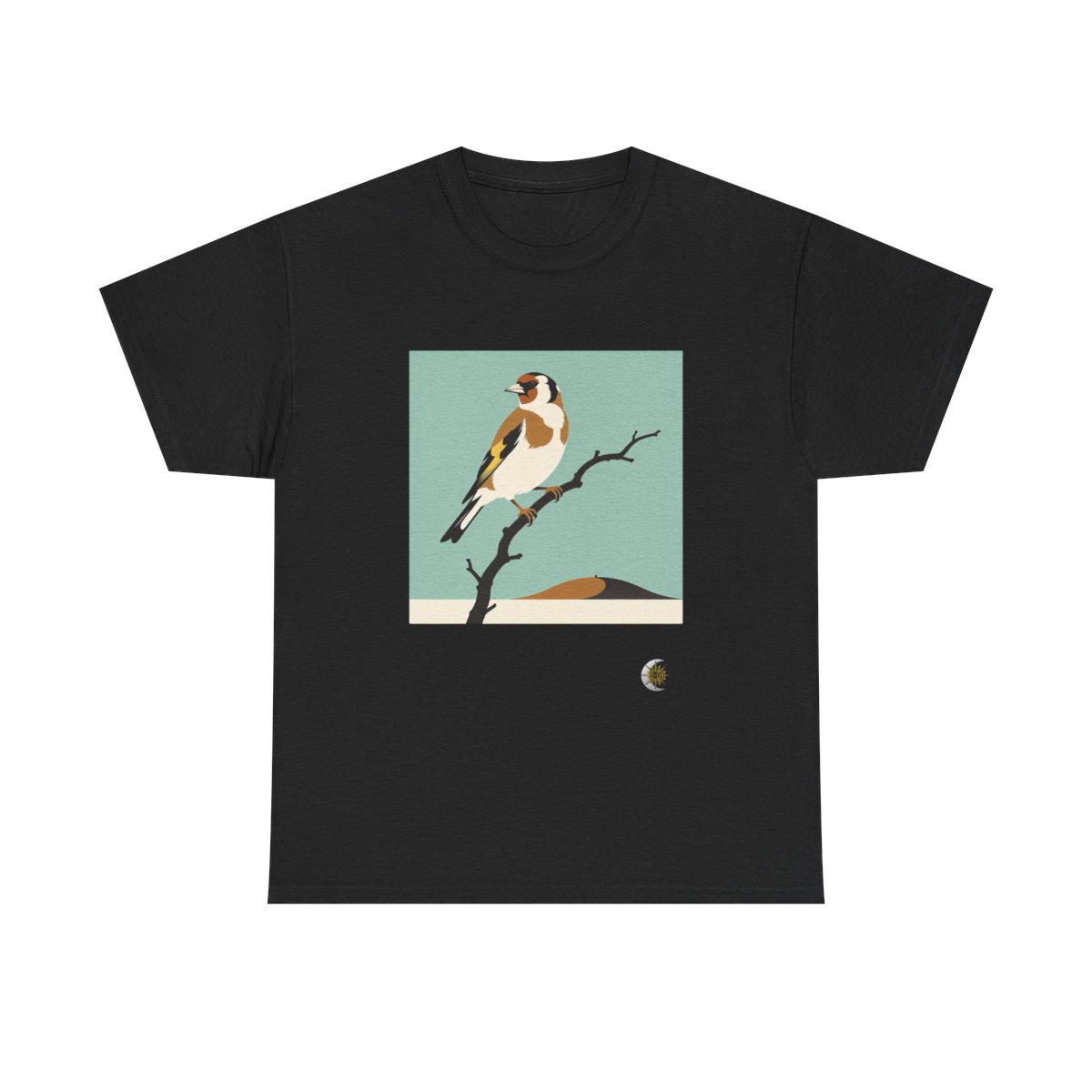 HD Meadow Goldfinch Original Art 245 Unisex Heavy Cotton Tee