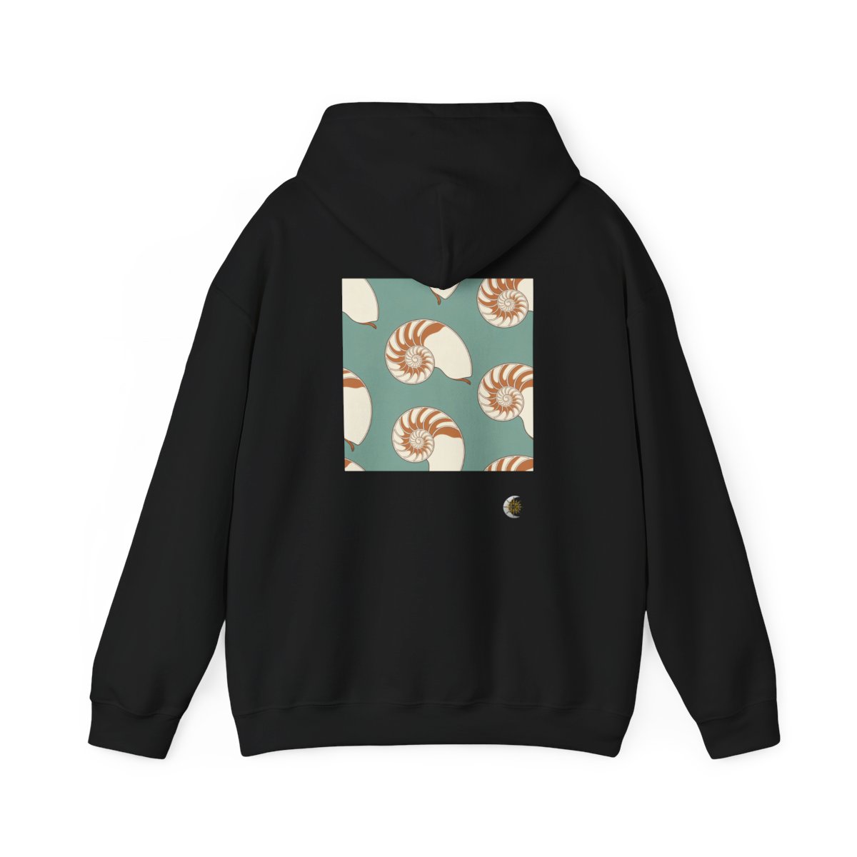 HD Nautilus Drift Original Art 247 Unisex Heavy Blend™ Hooded Sweatshirt