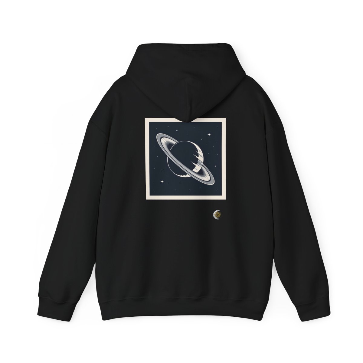 HD Ringed Planet Original Art 252 Unisex Heavy Blend™ Hooded Sweatshirt