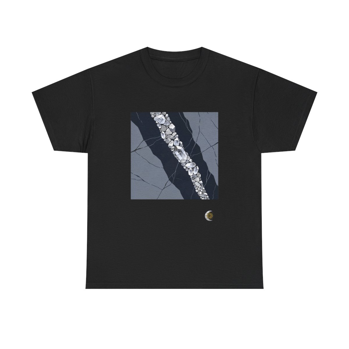 HD Silver Vein Original Art 648 Unisex Heavy Cotton Tee