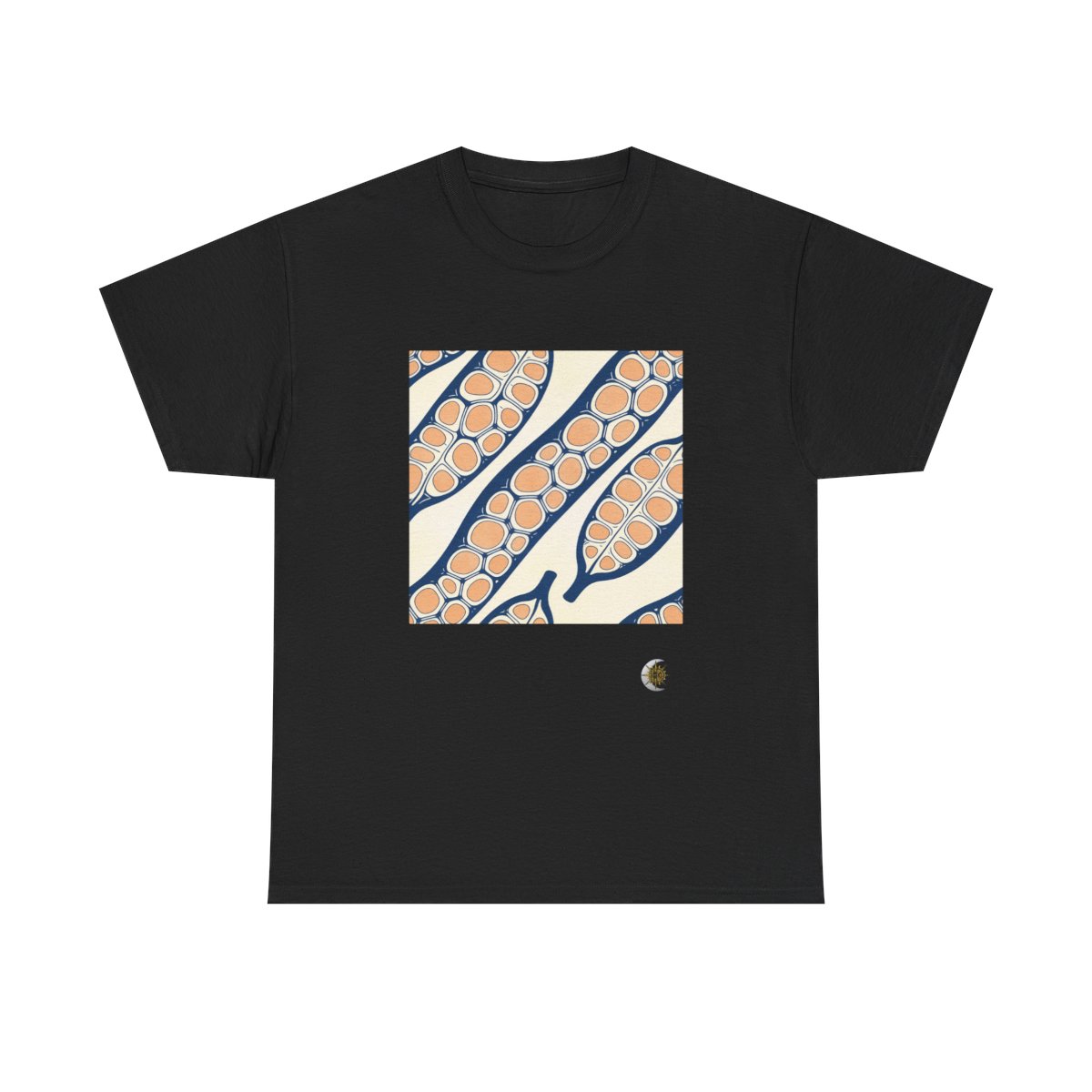 HD Apricot Seedpods Original Art 820 Unisex Heavy Cotton Tee