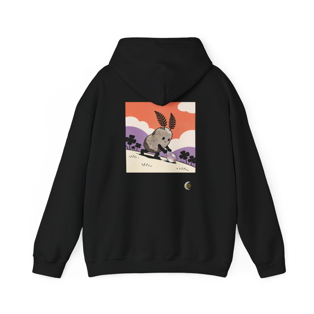 HD Pebble Gardener Original Art 145 Unisex Heavy Blend™ Hooded Sweatshirt