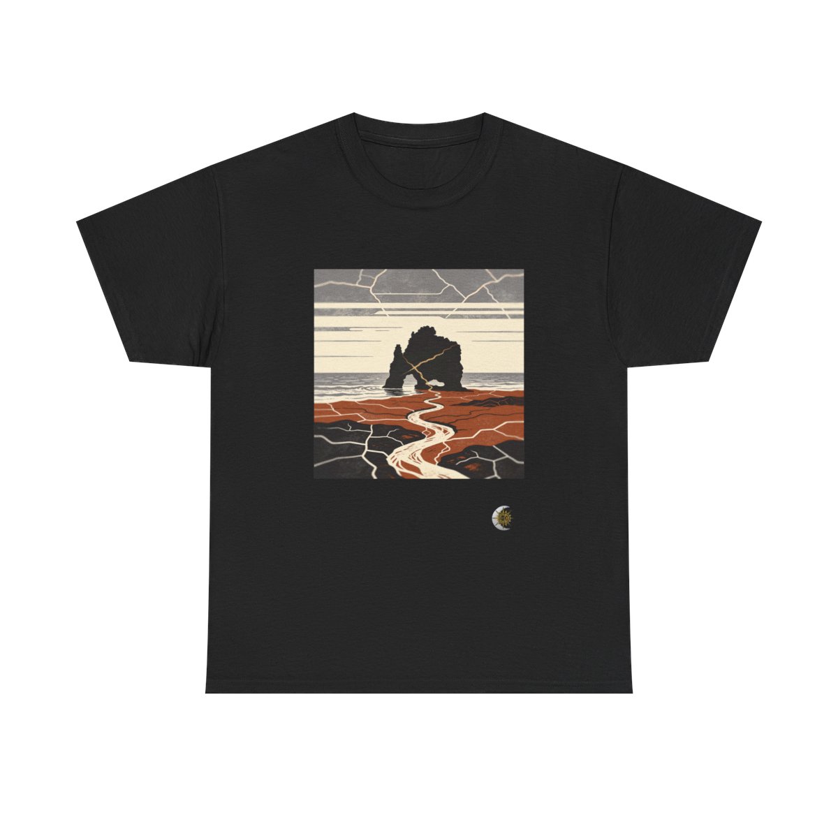 HD Copper Coast Arch Original Art 565 Unisex Heavy Cotton Tee