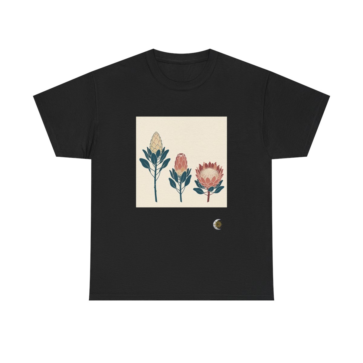 HD Protea Trio Original Art 625 Unisex Heavy Cotton Tee