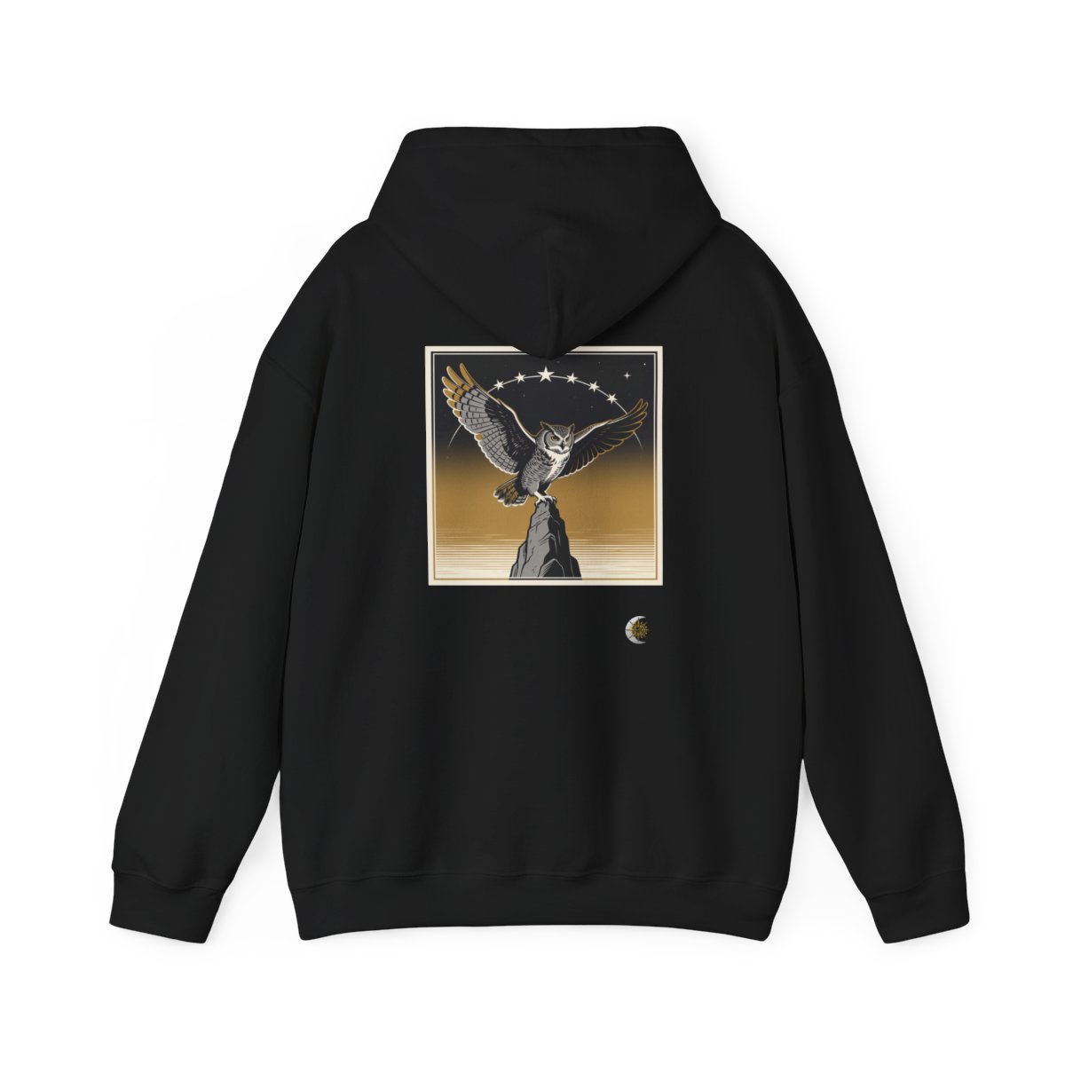 HD Golden Nightwatch Original Art 650 Unisex Heavy Blend™ Hooded Sweatshirt