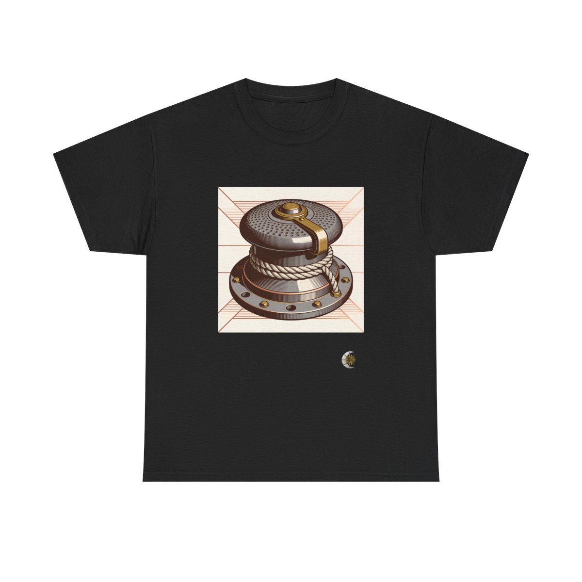 HD Harbor Mechanism Original Art 690 Unisex Heavy Cotton Tee