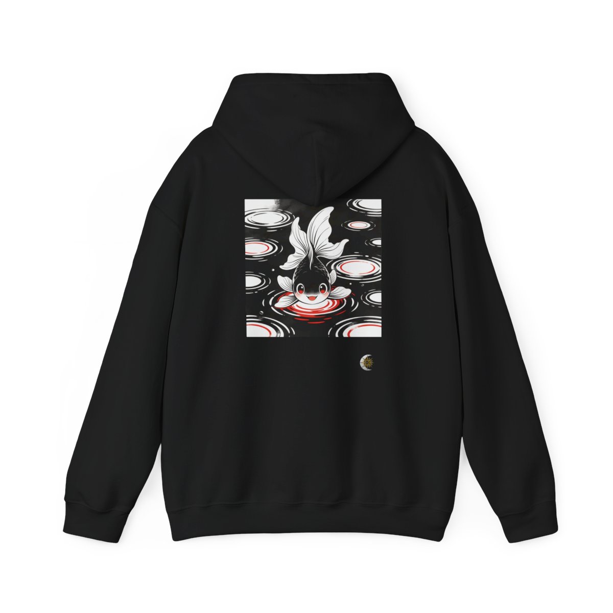 HD Ripplefin Friend Original Art 36 Unisex Heavy Blend™ Hooded Sweatshirt