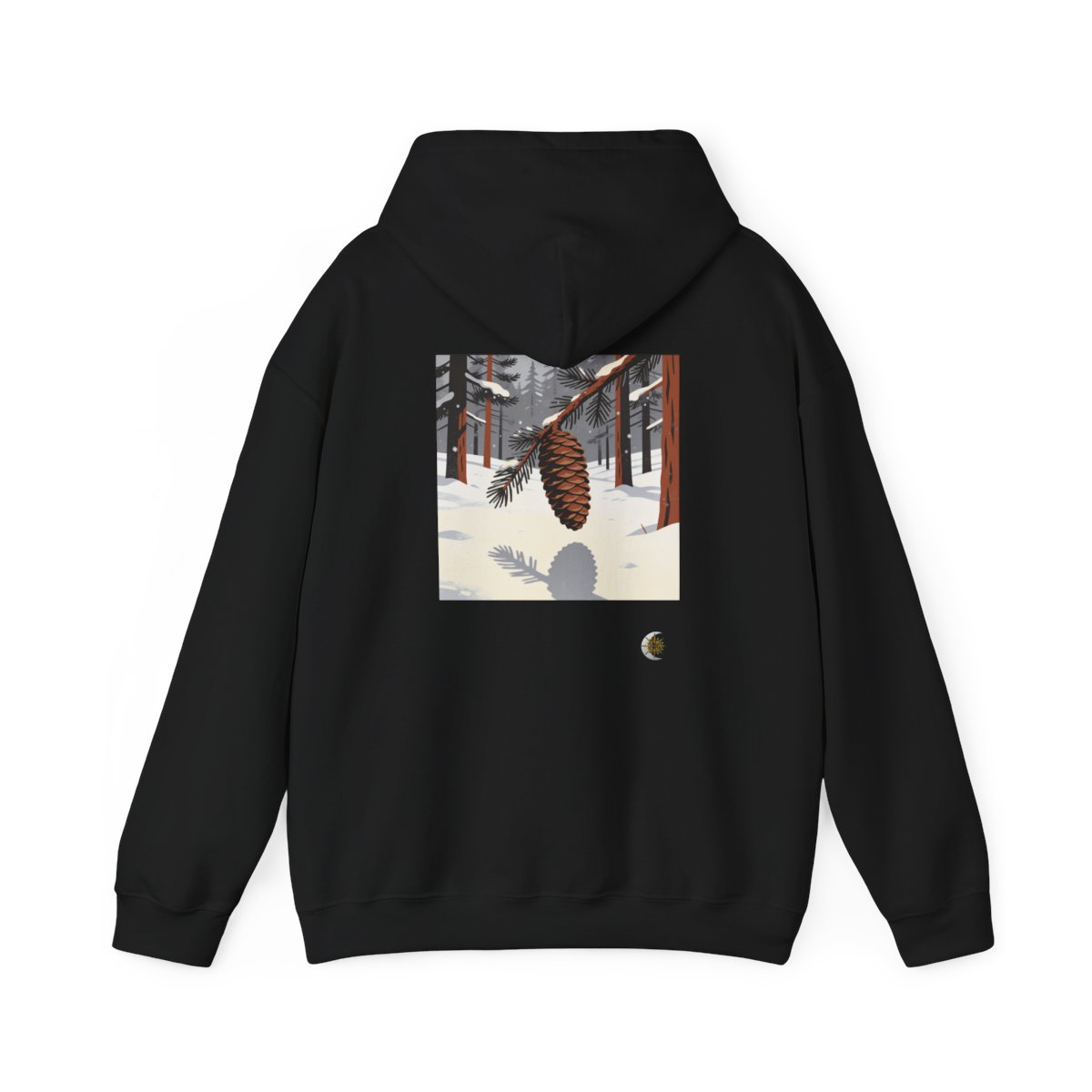 HD Winter Cone Original Art 1070 Unisex Heavy Blend™ Hooded Sweatshirt