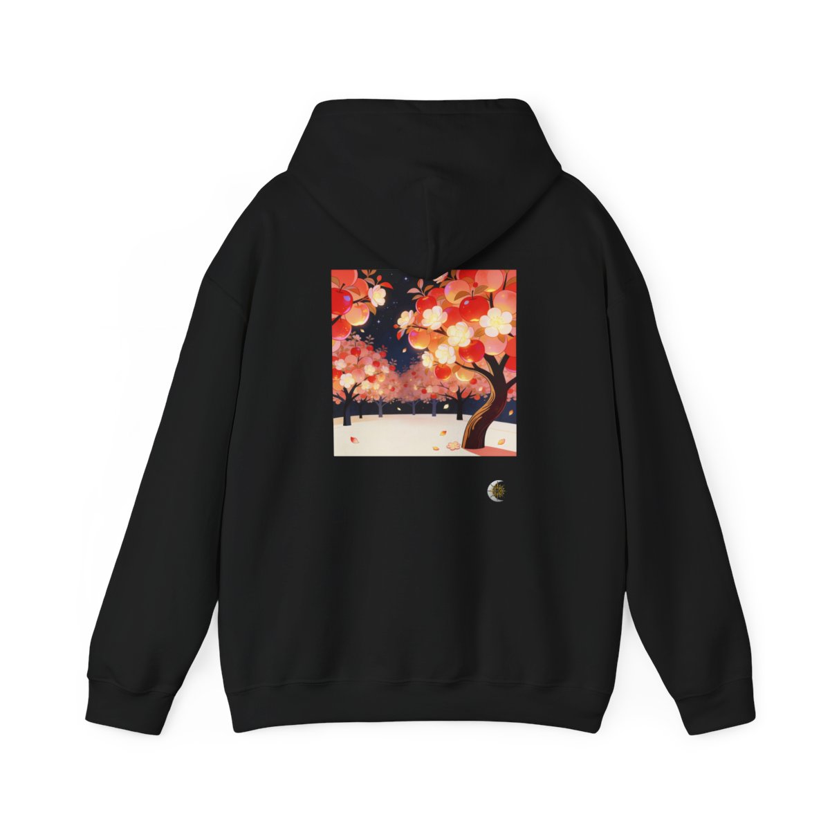 HD Emberblossom Orchard Original Art 14 Unisex Heavy Blend™ Hooded Sweatshirt