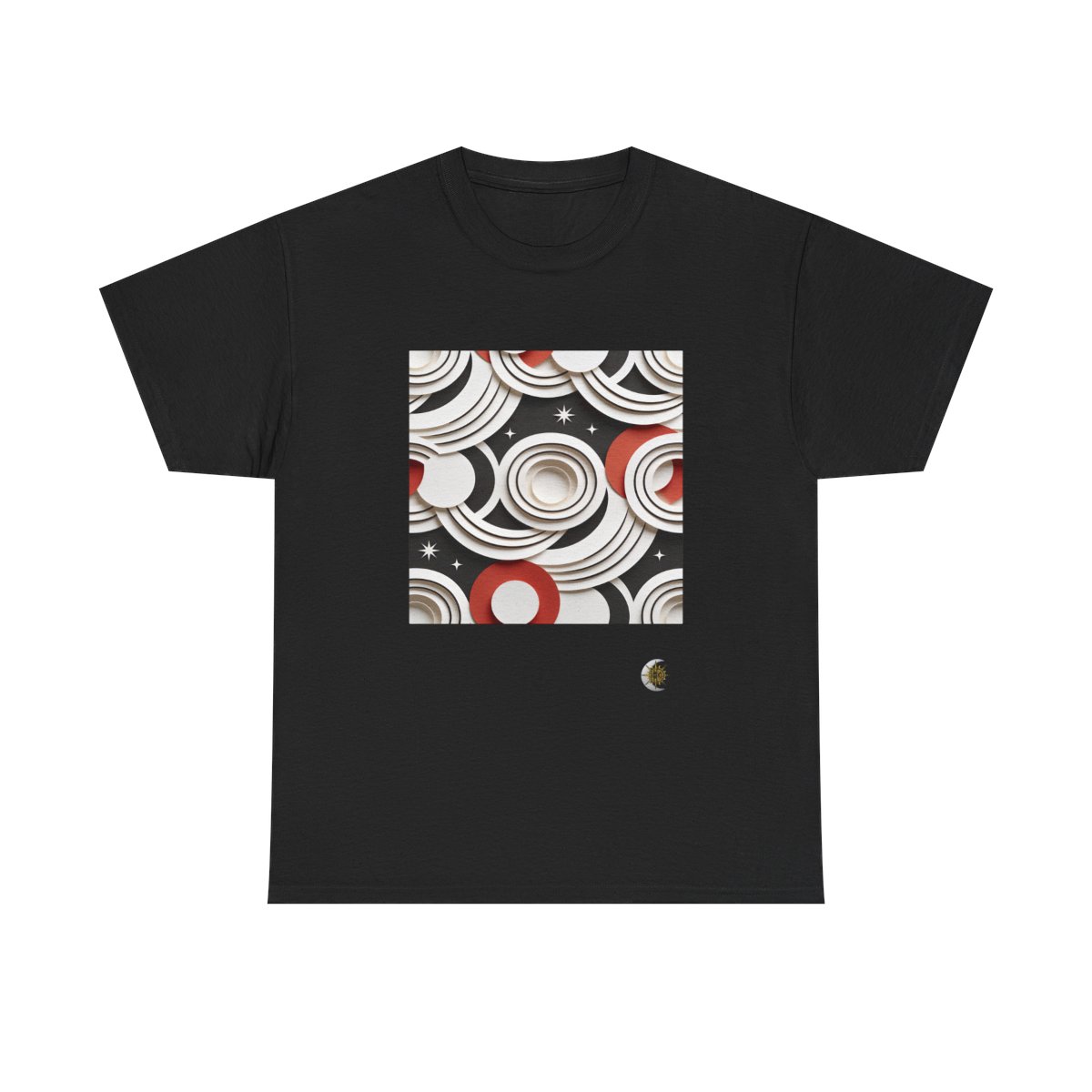 HD Paper Orbit Original Art 23 Unisex Heavy Cotton Tee