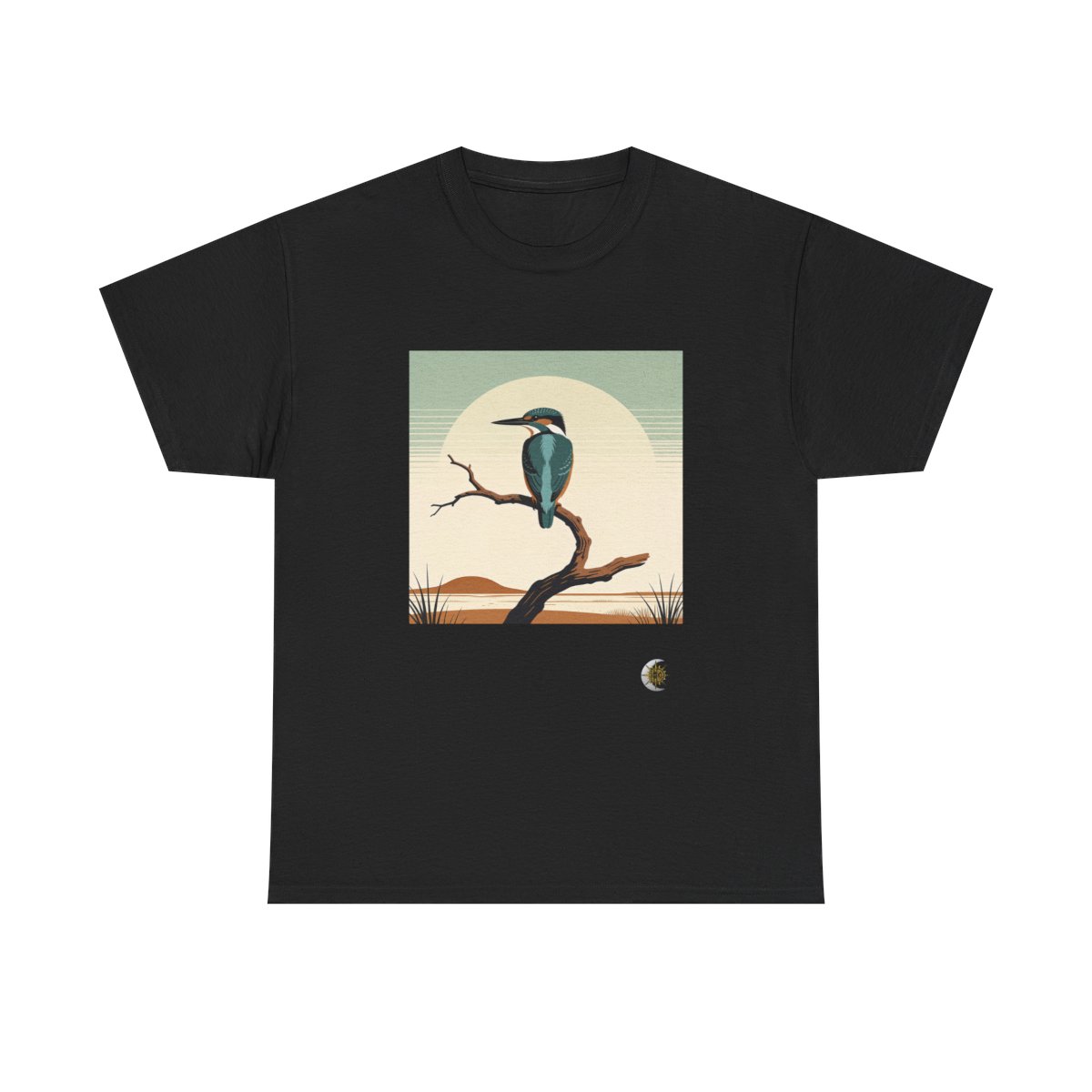 HD Stillwater Kingfisher Original Art 125 Unisex Heavy Cotton Tee