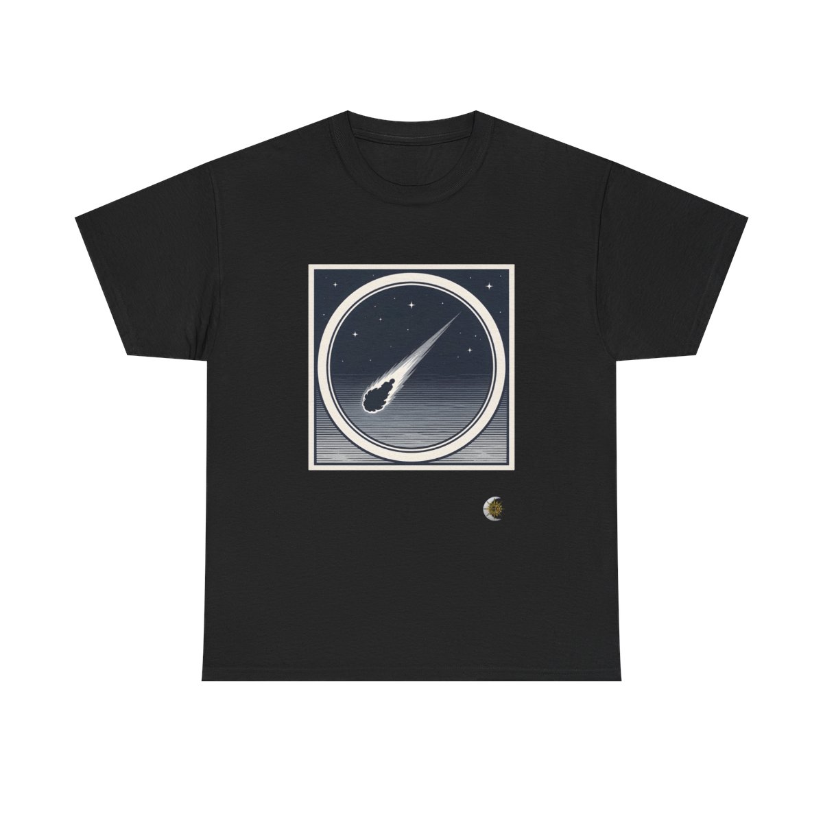HD Midnight Meteor Original Art 132 Unisex Heavy Cotton Tee