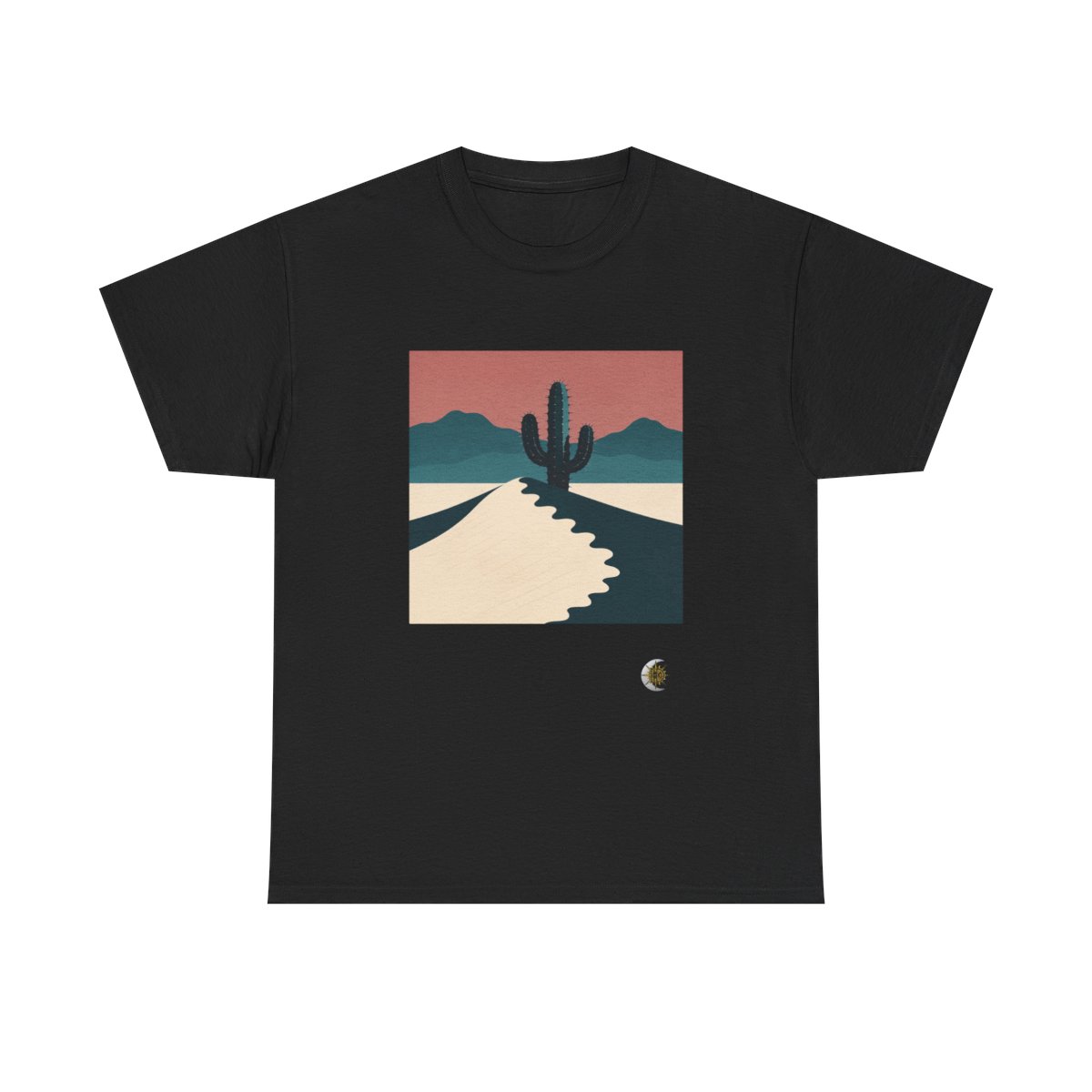 HD Desert Rose Cactus Original Art 173 Unisex Heavy Cotton Tee