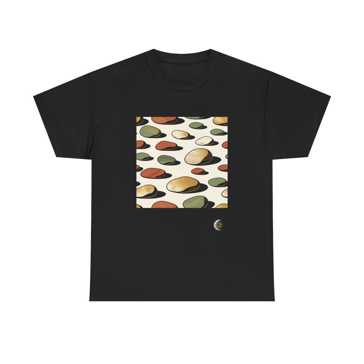 HD Riverstone Scatter Original Art 217 Unisex Heavy Cotton Tee