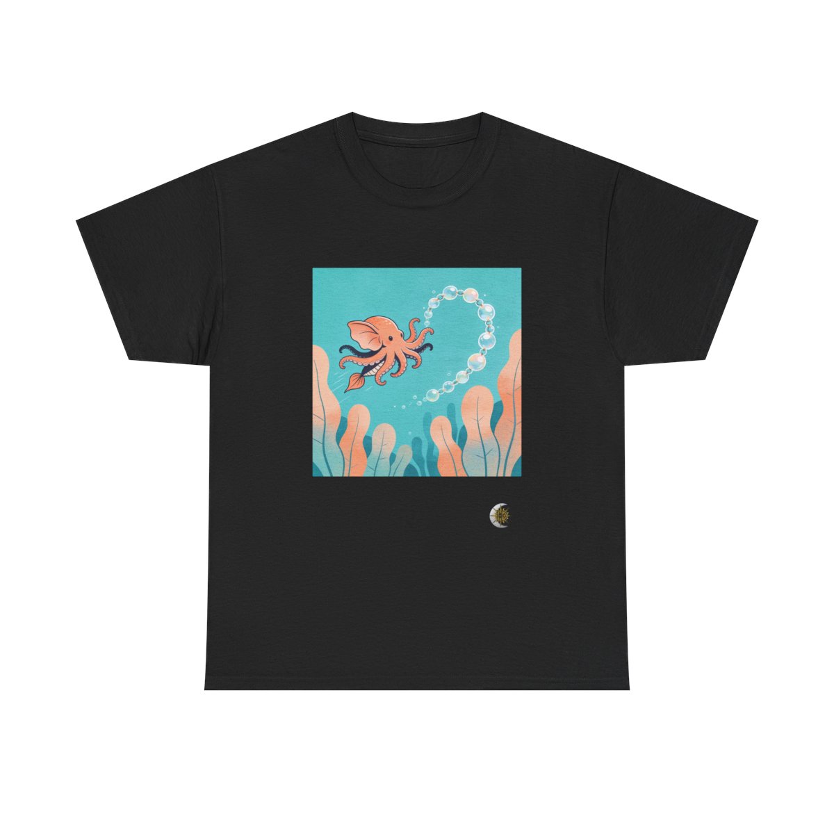 HD Bubbleloop Seafriend Original Art 310 Unisex Heavy Cotton Tee