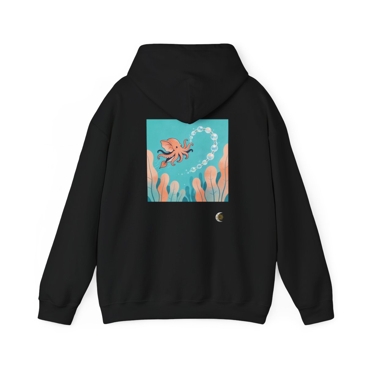 HD Bubbleloop Seafriend Original Art 310 Unisex Heavy Blend™ Hooded Sweatshirt