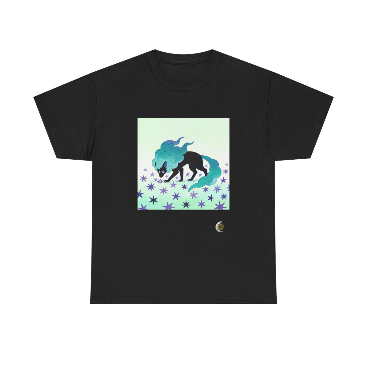 HD Stardrift Wolf Original Art 60 Unisex Heavy Cotton Tee