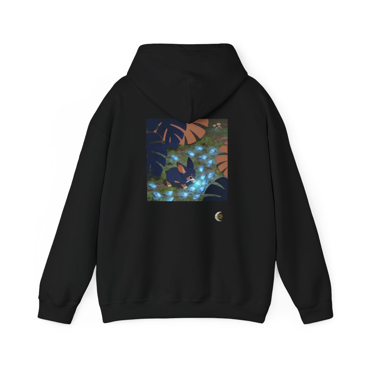 HD Bluegem Explorer Original Art 84 Unisex Heavy Blend™ Hooded Sweatshirt