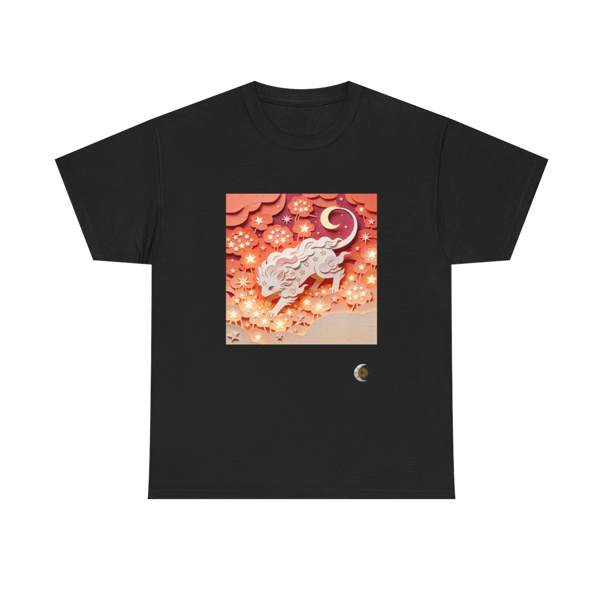 HD Crescent Starpaws Original Art 96 Unisex Heavy Cotton Tee