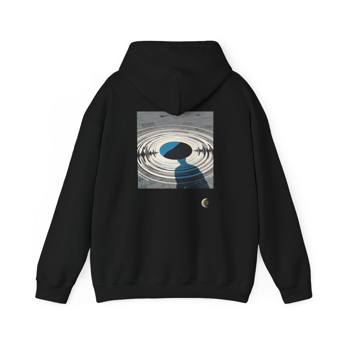 HD Echo Circuit Original Art 213 Unisex Heavy Blend™ Hooded Sweatshirt